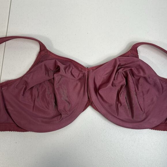 Wacoal 38G Awareness Full Figure Seamless Underwire Bra Mauve Pink 85567 Women's - Picture 10 of 16